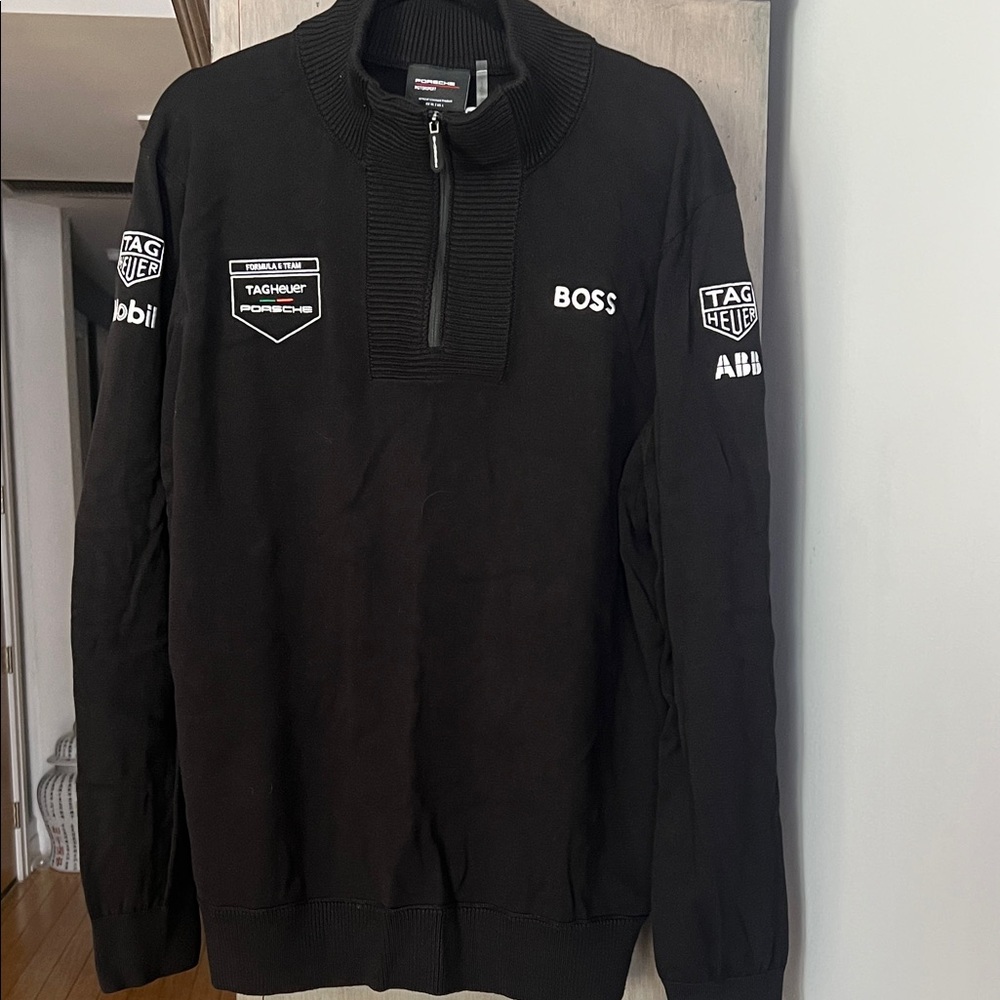Boss Black Zip-Up Men's Sweater